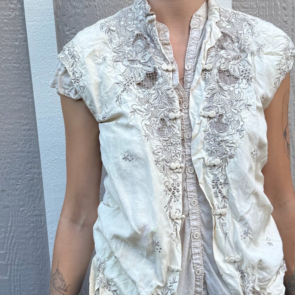 silk top vintage